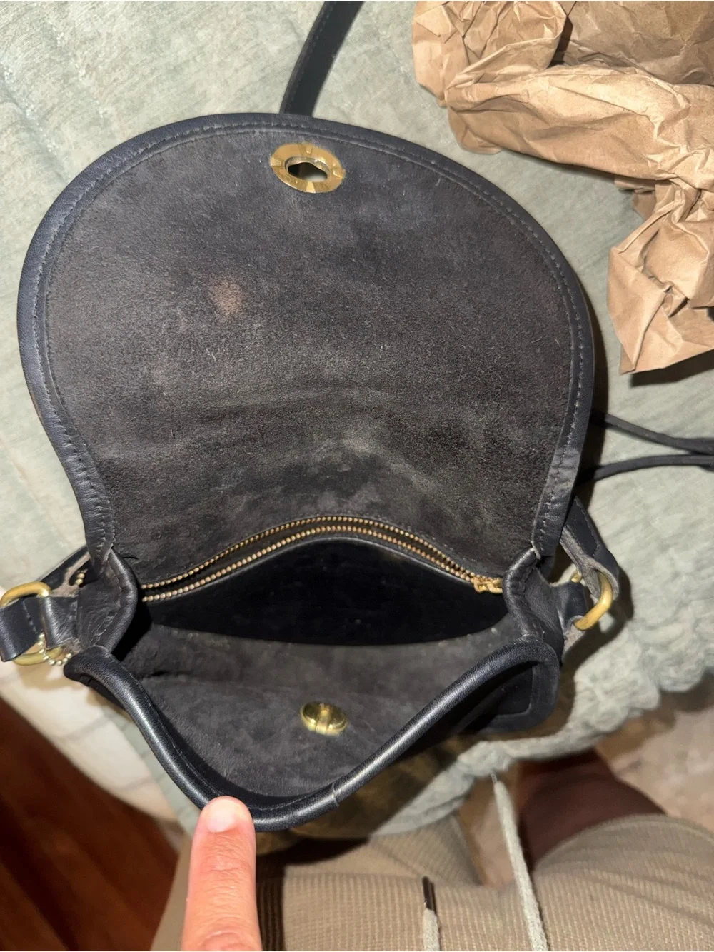 Vintage Coach Crossbody Bag